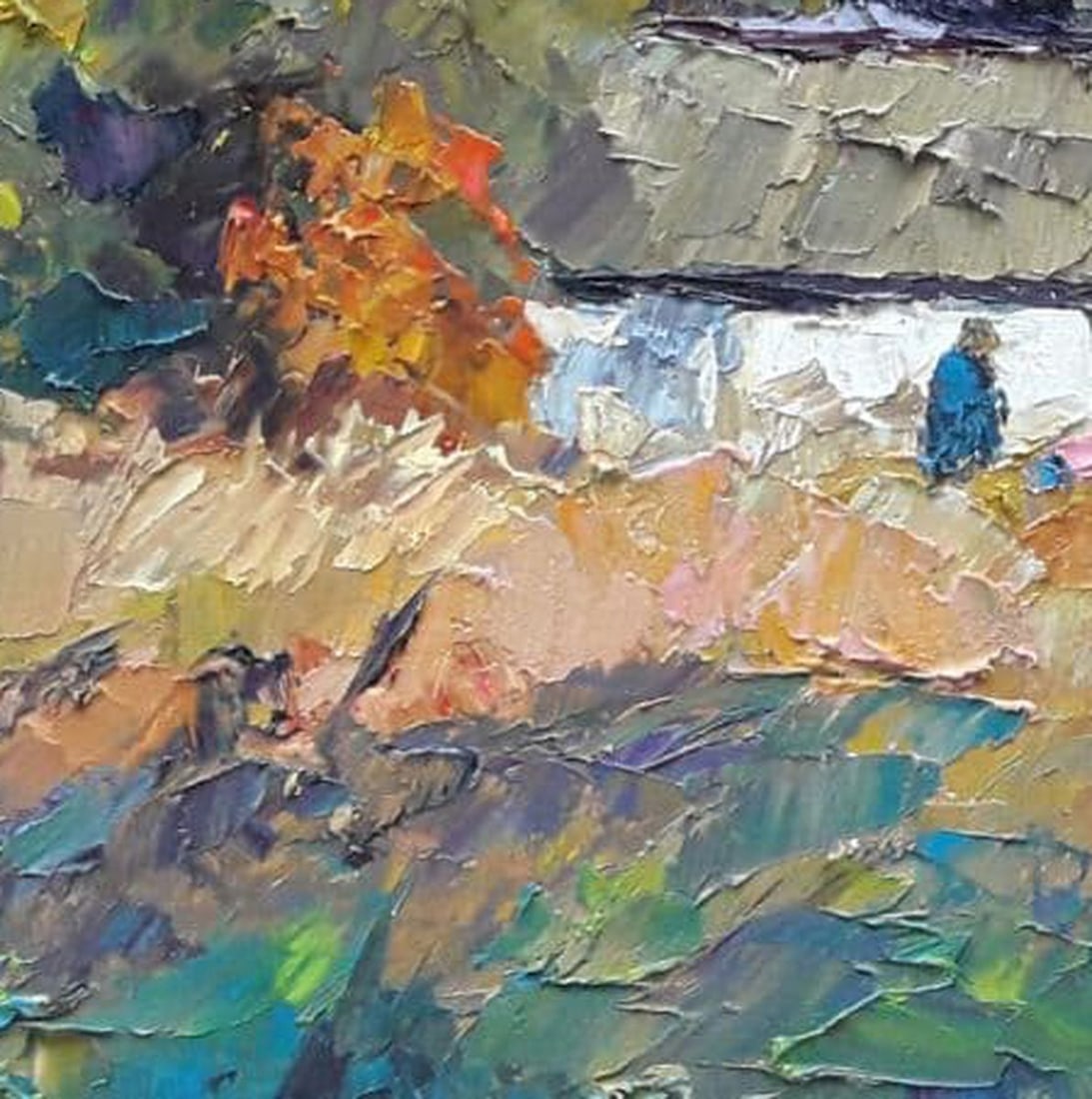 Oil painting Autumn worries Serdyuk Boris Petrovich - 7