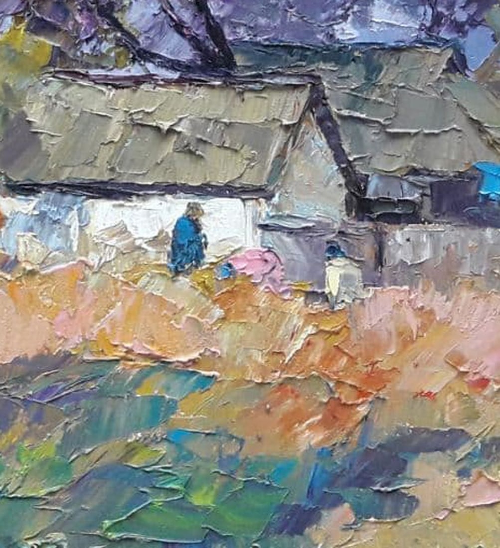 Oil painting Autumn worries Serdyuk Boris Petrovich - 8