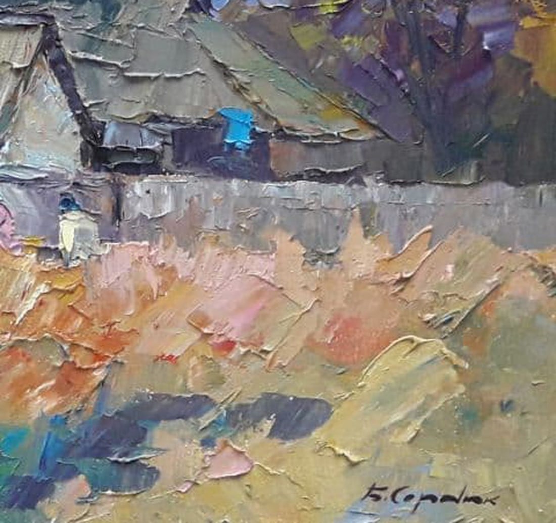 Oil painting Autumn worries Serdyuk Boris Petrovich - 9