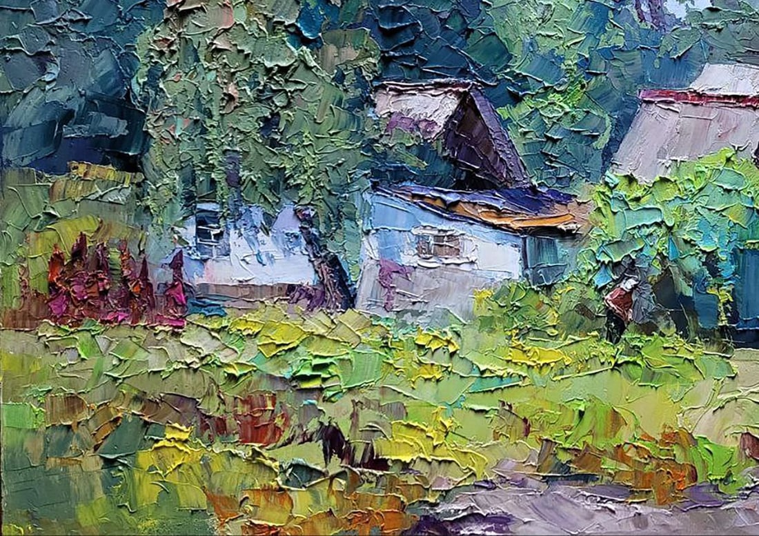 Oil painting Green paradise Serdyuk Boris Petrovich - 4