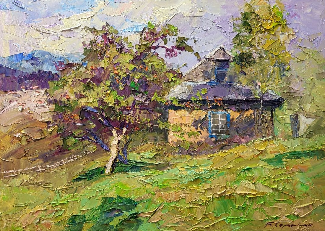 Oil painting Apple Serdyuk Boris Petrovich (1 of 7)