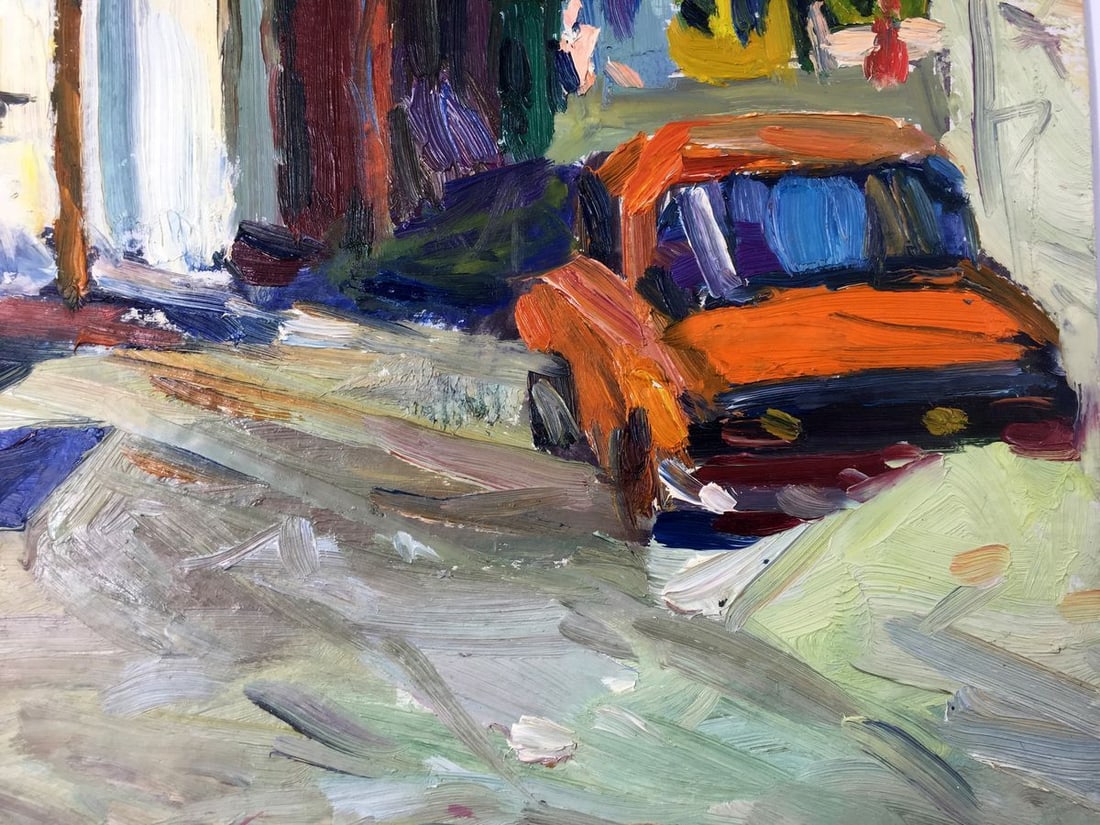 Oil painting Deserted street Kravchuk Roman Stepanovich - 3