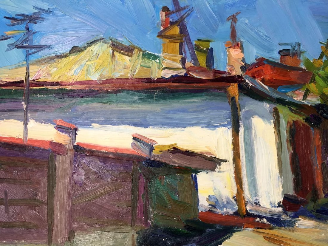 Oil painting Deserted street Kravchuk Roman Stepanovich - 5