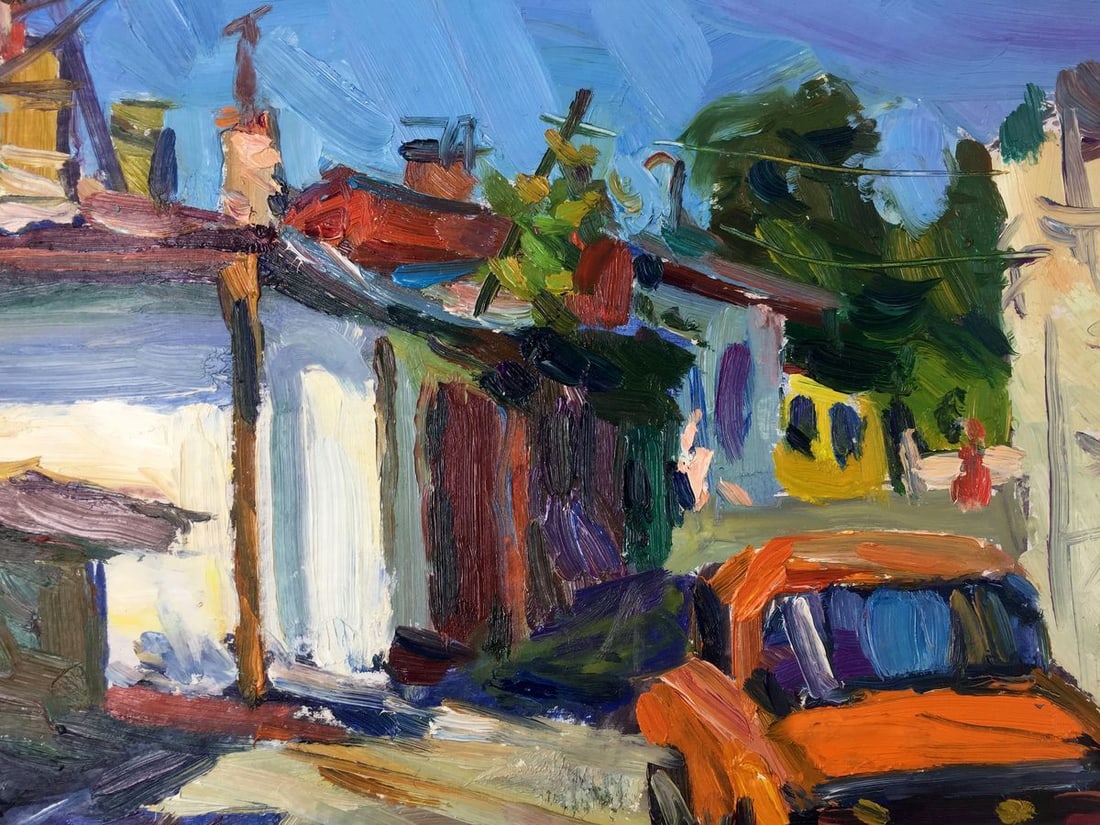 Oil painting Deserted street Kravchuk Roman Stepanovich - 6