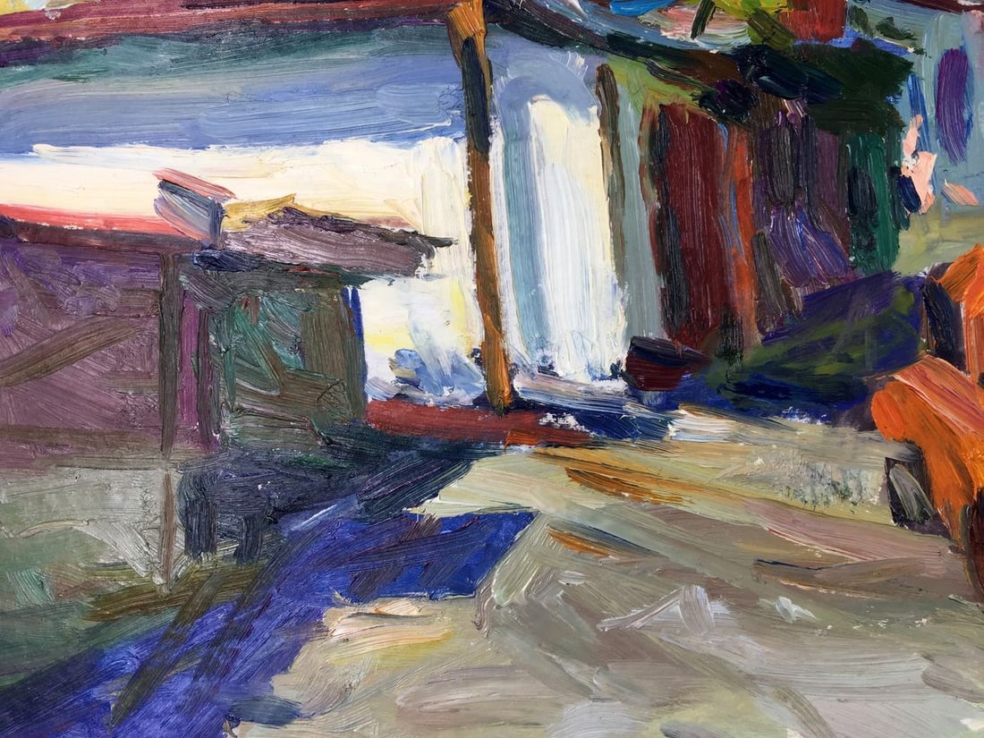 Oil painting Deserted street Kravchuk Roman Stepanovich - 7
