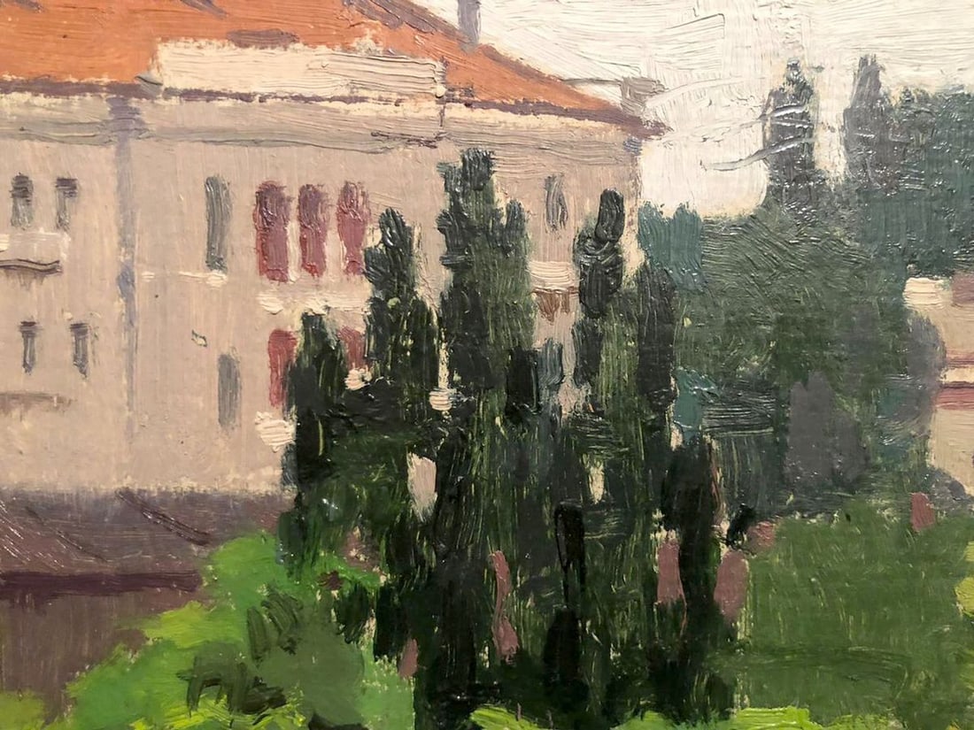 Oil painting Town hall Karmanov N. D. - 3