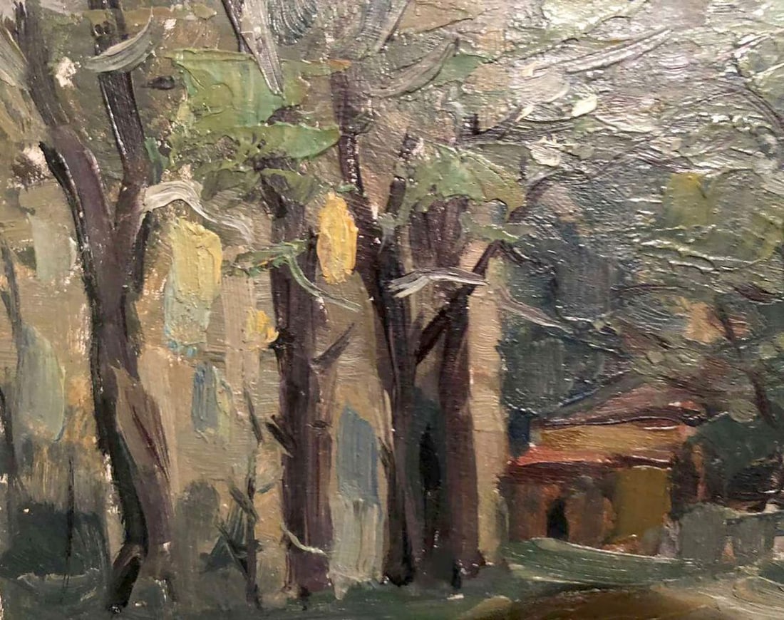 Oil painting Urban landscape Zaretskyi Viktor - 2
