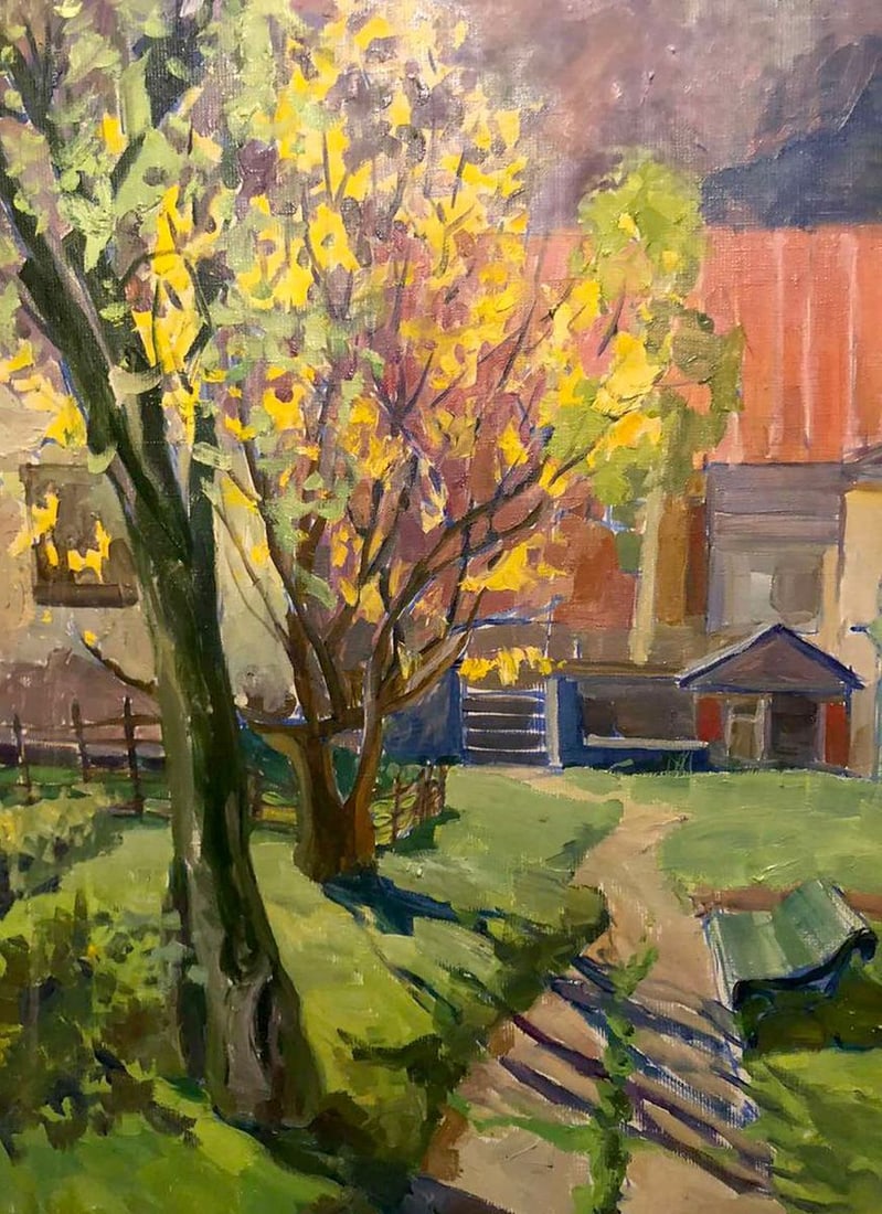 Oil painting Native home Zhabinsky A. M. - 2