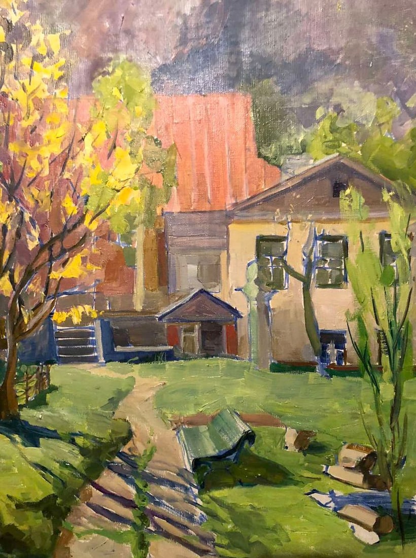 Oil painting Native home Zhabinsky A. M. - 3