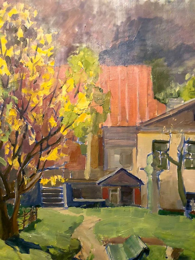 Oil painting Native home Zhabinsky A. M. - 4