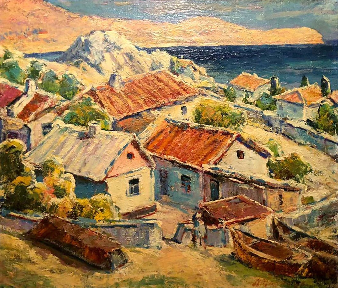 Oil painting On Azov Miroshnichenko Pavel Petrovich - 2