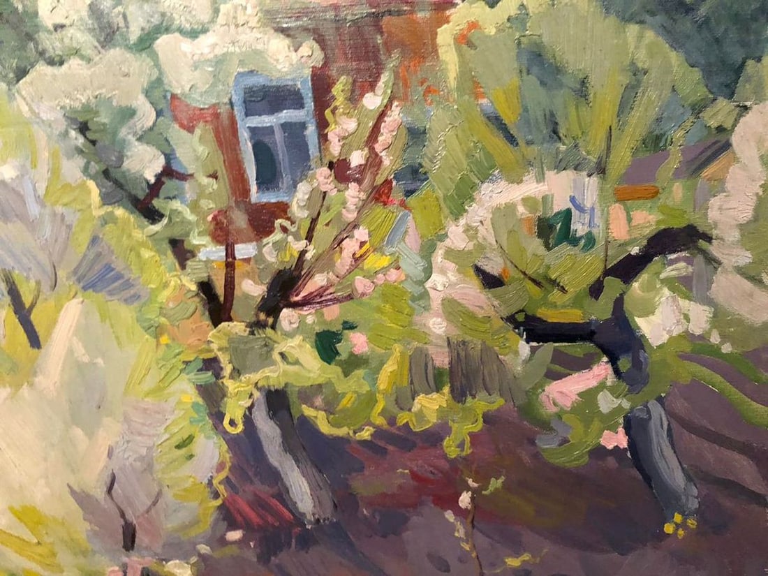 Oil painting House in the garden Matyushenko Viktor Ivanovich - 3