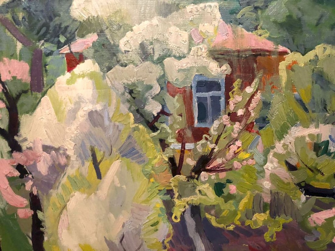 Oil painting House in the garden Matyushenko Viktor Ivanovich - 5