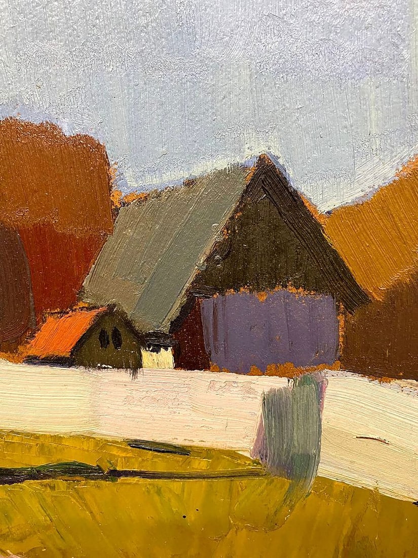 Oil painting Mountain landscape Unknown artist - 2