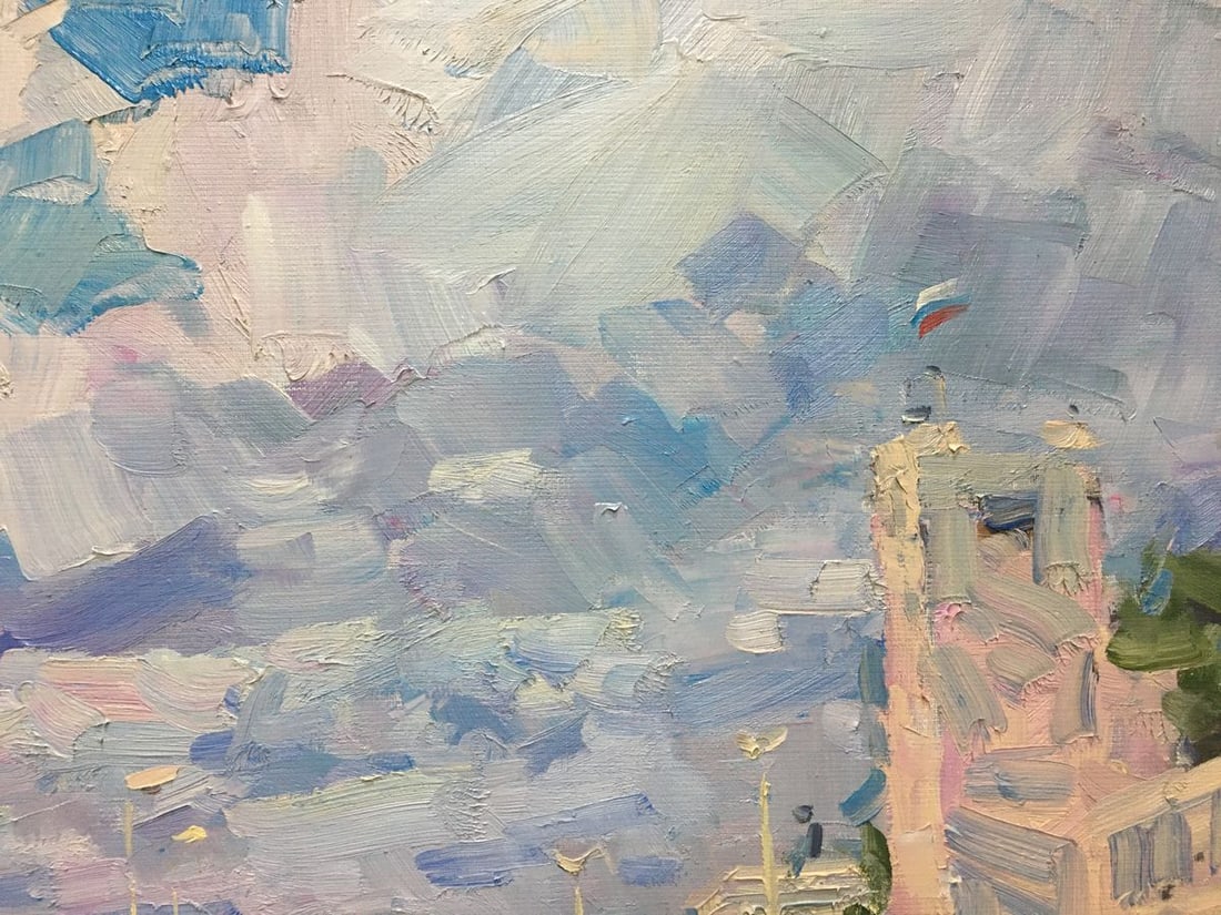 Oil painting City port Shadrin Alexander Petrovich - 9