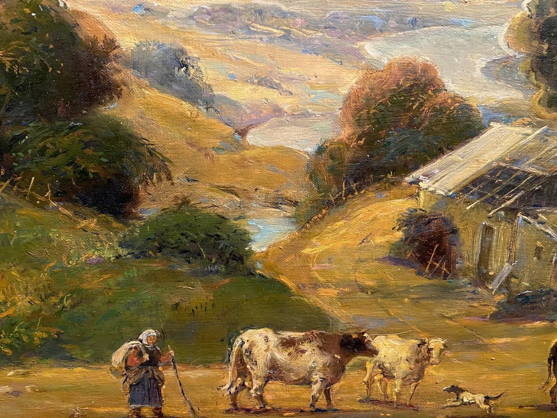 Oil painting In the homeland of Gogol Litvinov Oleg Arkad'yevich - 6