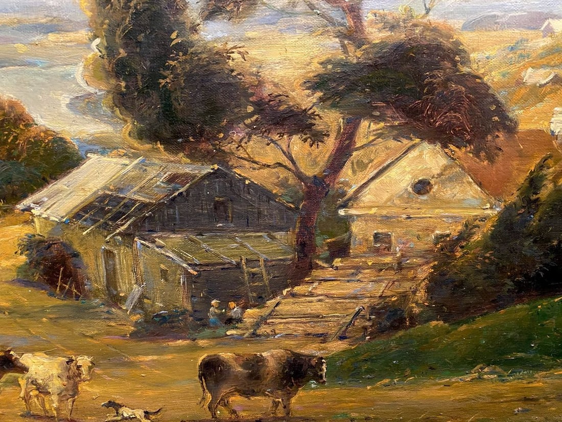 Oil painting In the homeland of Gogol Litvinov Oleg Arkad'yevich - 7