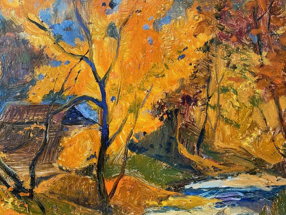 Oil painting Autumn clear day Litvinov Oleg Arkad'yevich - 2