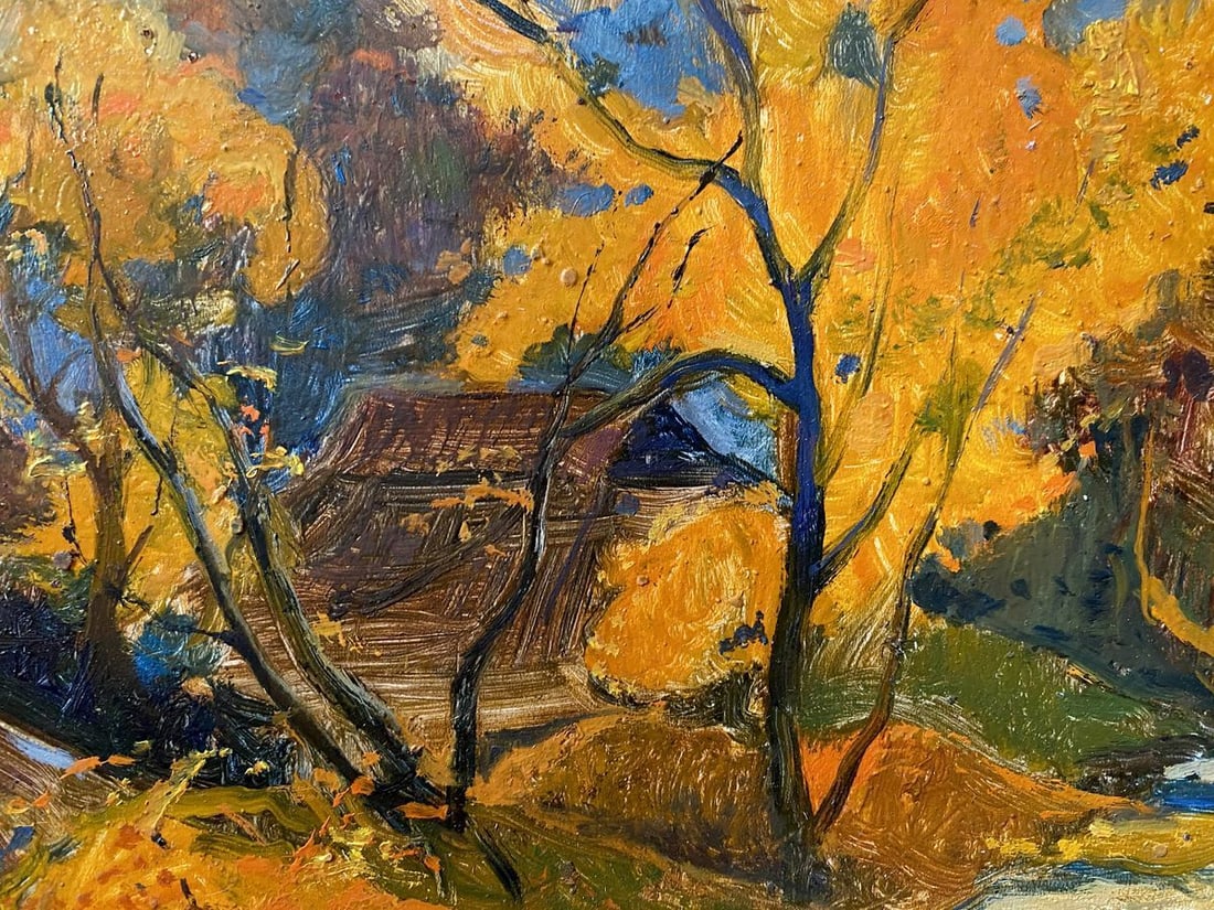 Oil painting Autumn clear day Litvinov Oleg Arkad'yevich - 3