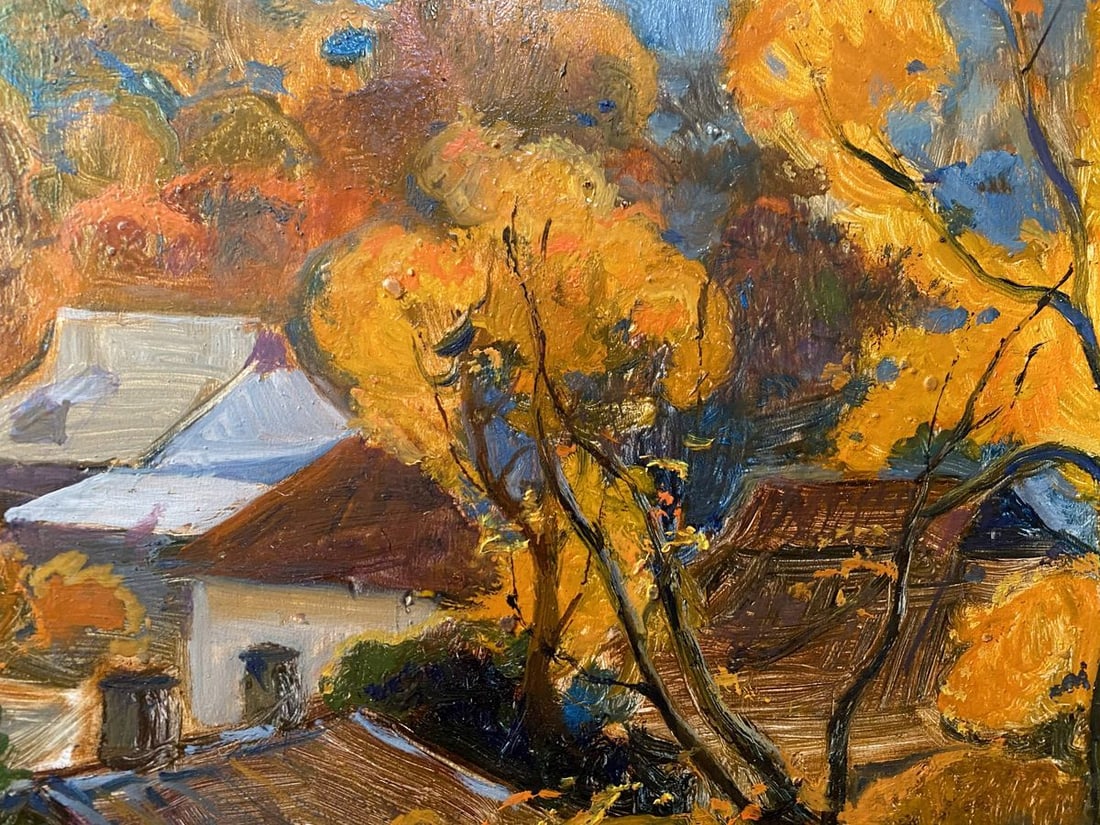 Oil painting Autumn clear day Litvinov Oleg Arkad'yevich - 5