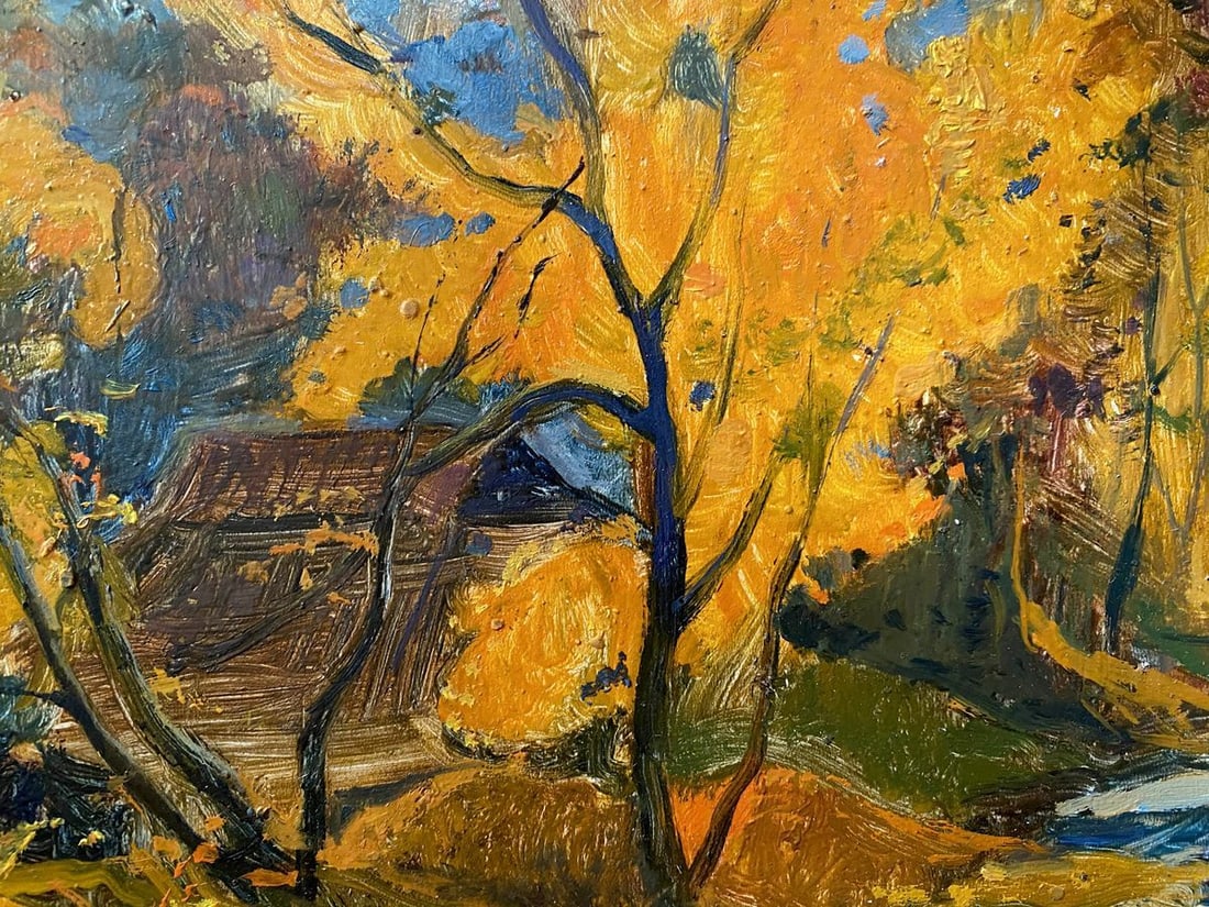 Oil painting Autumn clear day Litvinov Oleg Arkad'yevich - 8