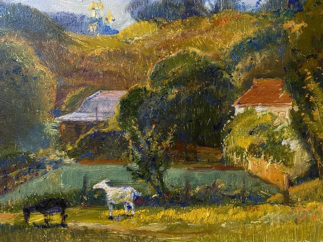 Oil painting Country life Litvinov Oleg Arkad'yevich - 4