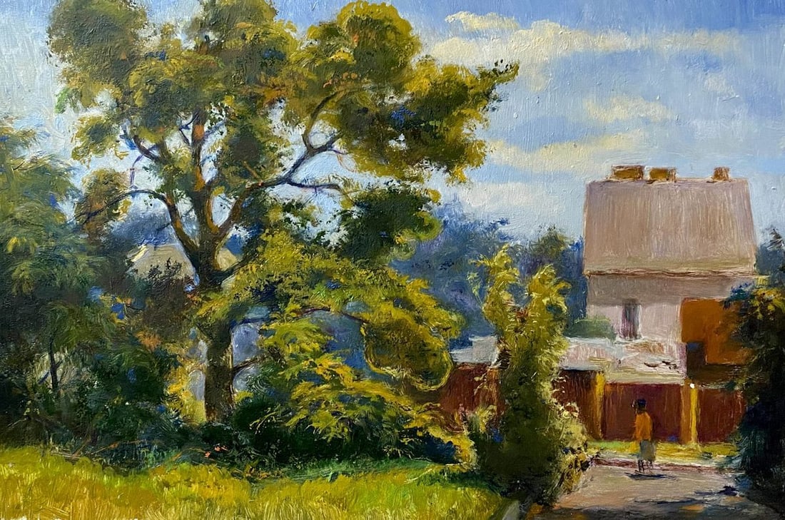 Oil painting In the sun Litvinov Oleg Arkad'yevich: Title: Oil painting In the sun Litvinov Oleg Arkad'yevich Description: NoLitv 269 *** ABOUT THIS PAINTING *** * TITLE: "In the sun" * ARTISTS: Litvinov Oleg Arkad'yevich * SIZE: 26x38.5 cm/'10.23x15.1