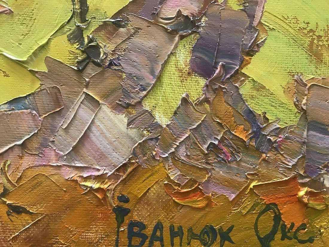 Oil painting the last bell Kalenyuk oksana - 2