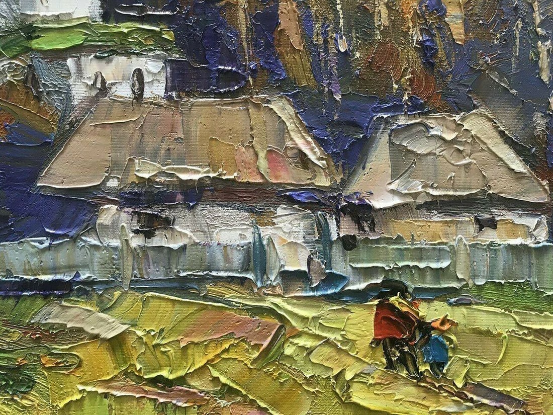 Oil painting the last bell Kalenyuk oksana - 4
