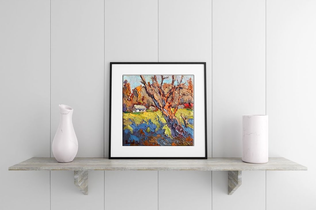 Oil painting Fall of spring Kalenyuk Oksana - 3