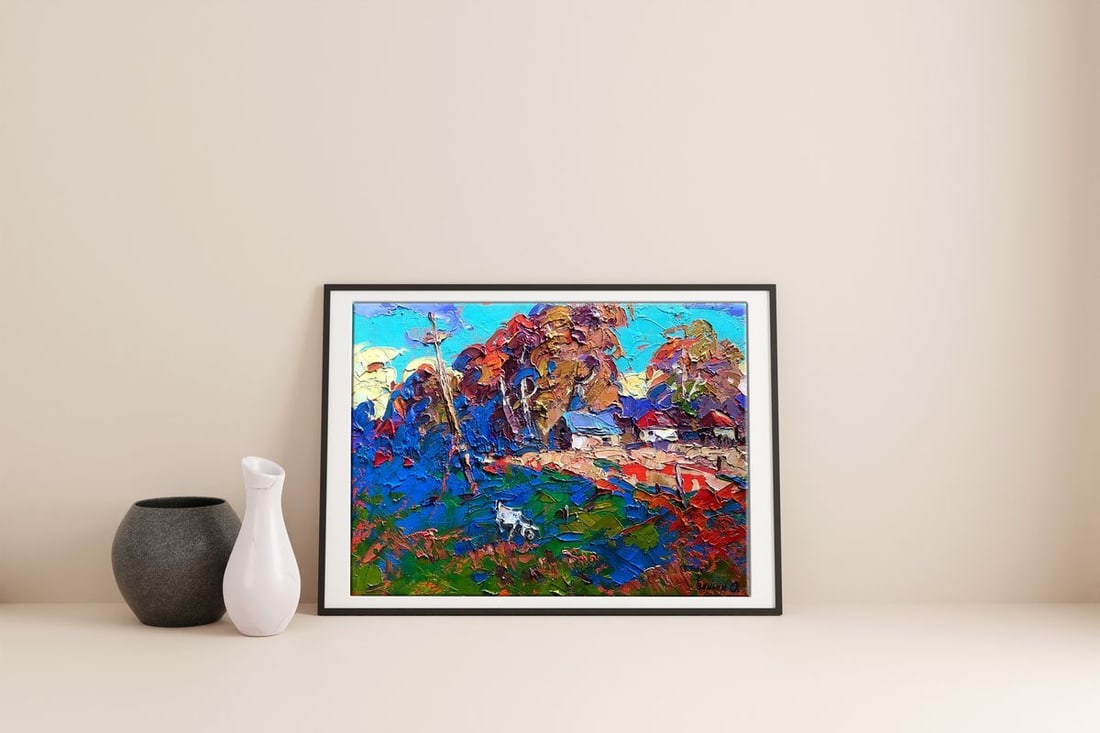 Oil painting Warm rays of the sun Kalenyuk Alex - 3