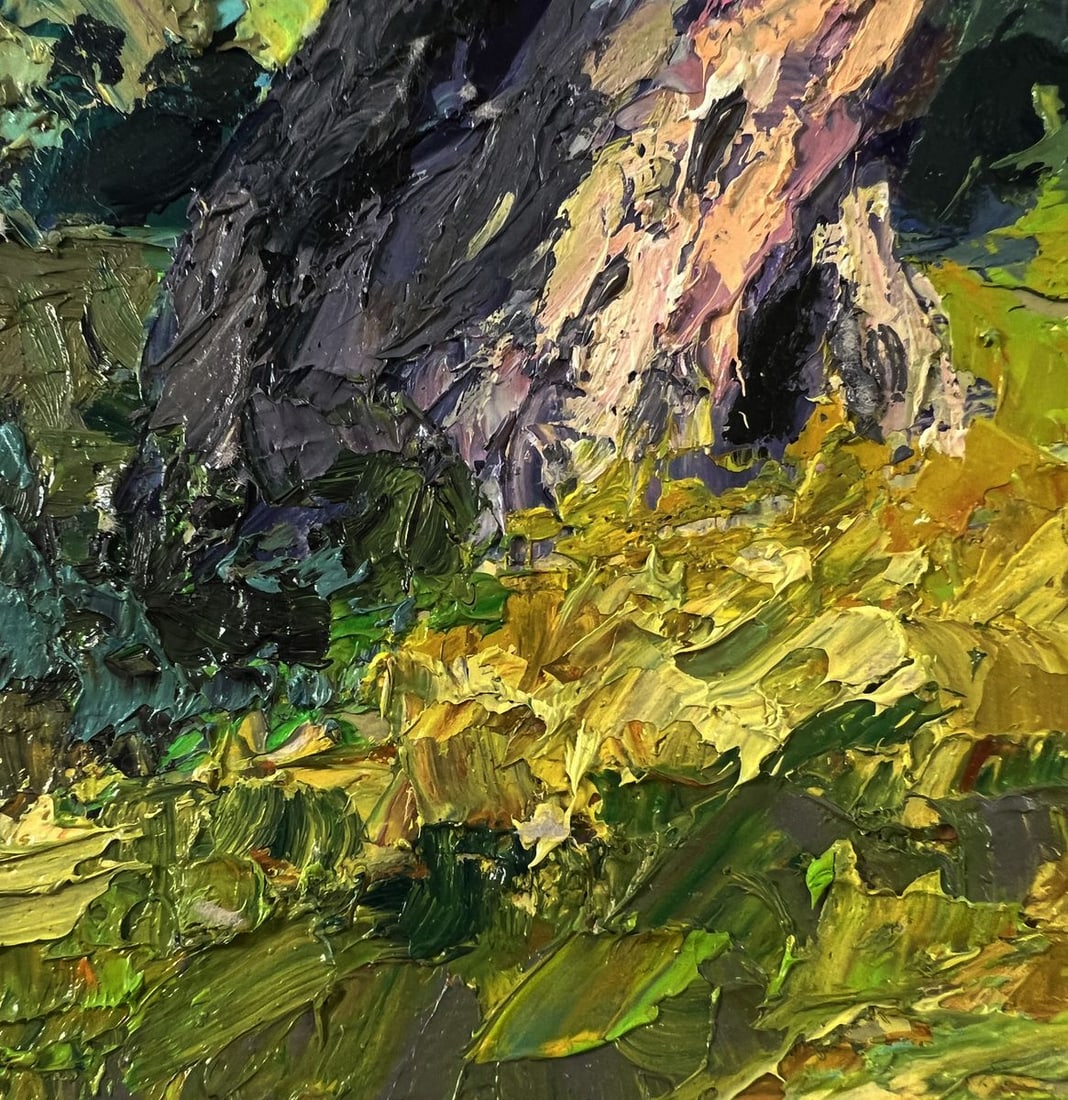 Oil painting Tree near the river Boris Serdyuk - 8