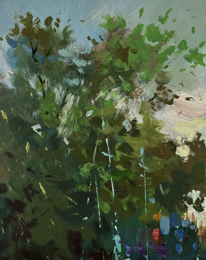 Oil painting Boats on the river Yuriy Suprunchuk - 5