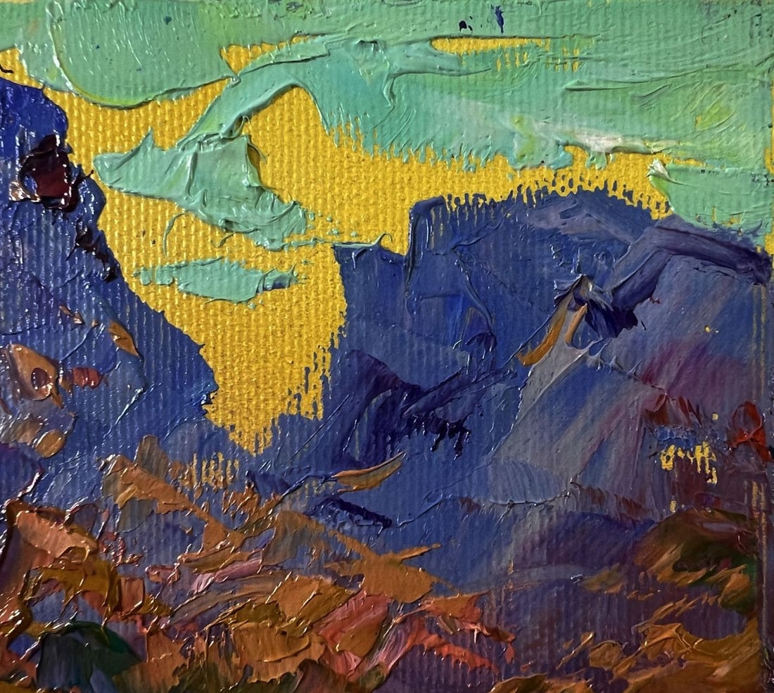 Oil painting River silence on boats Oleksiy Ivanyuk - 4