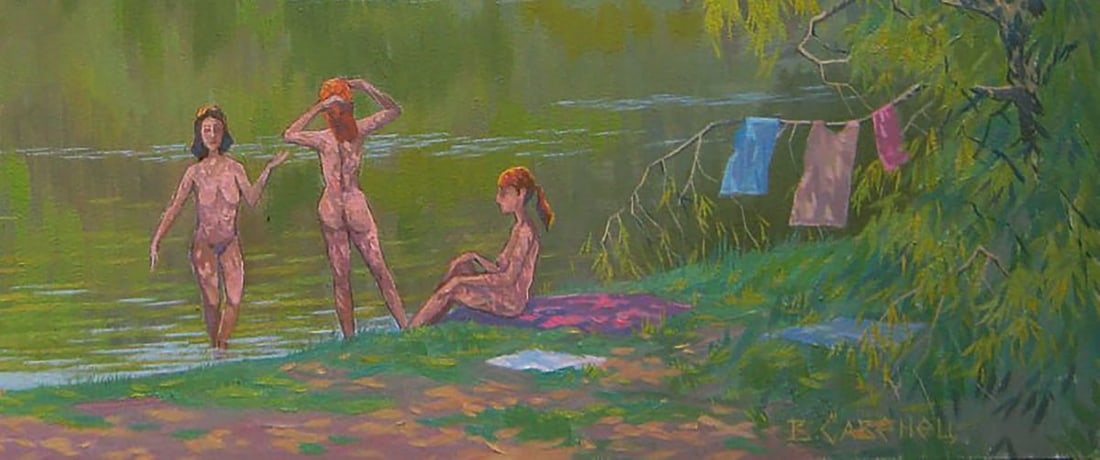 Oil painting Memories of summer Valery Savenets - 2
