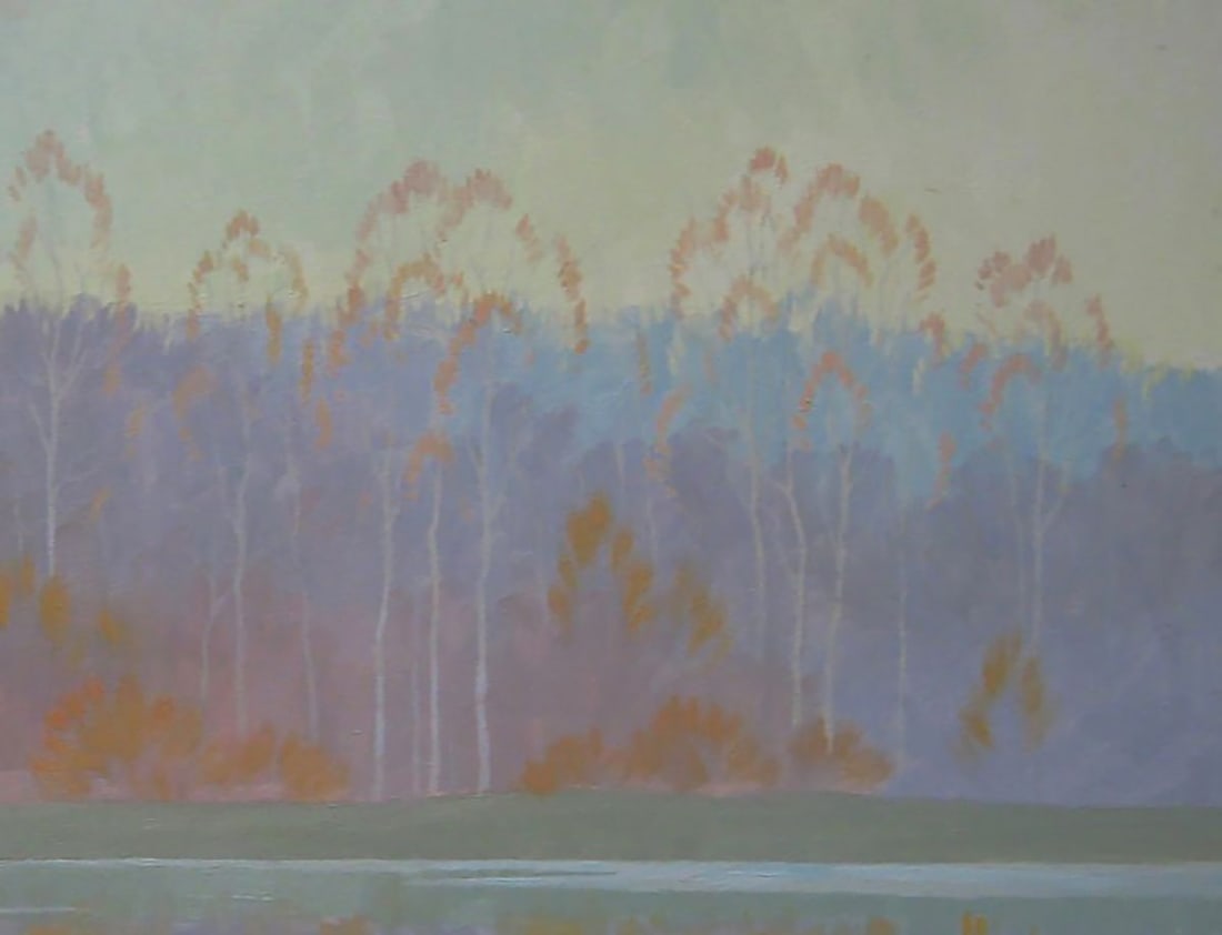 Oil painting Autumn reflections of nature Valery Savenets - 5