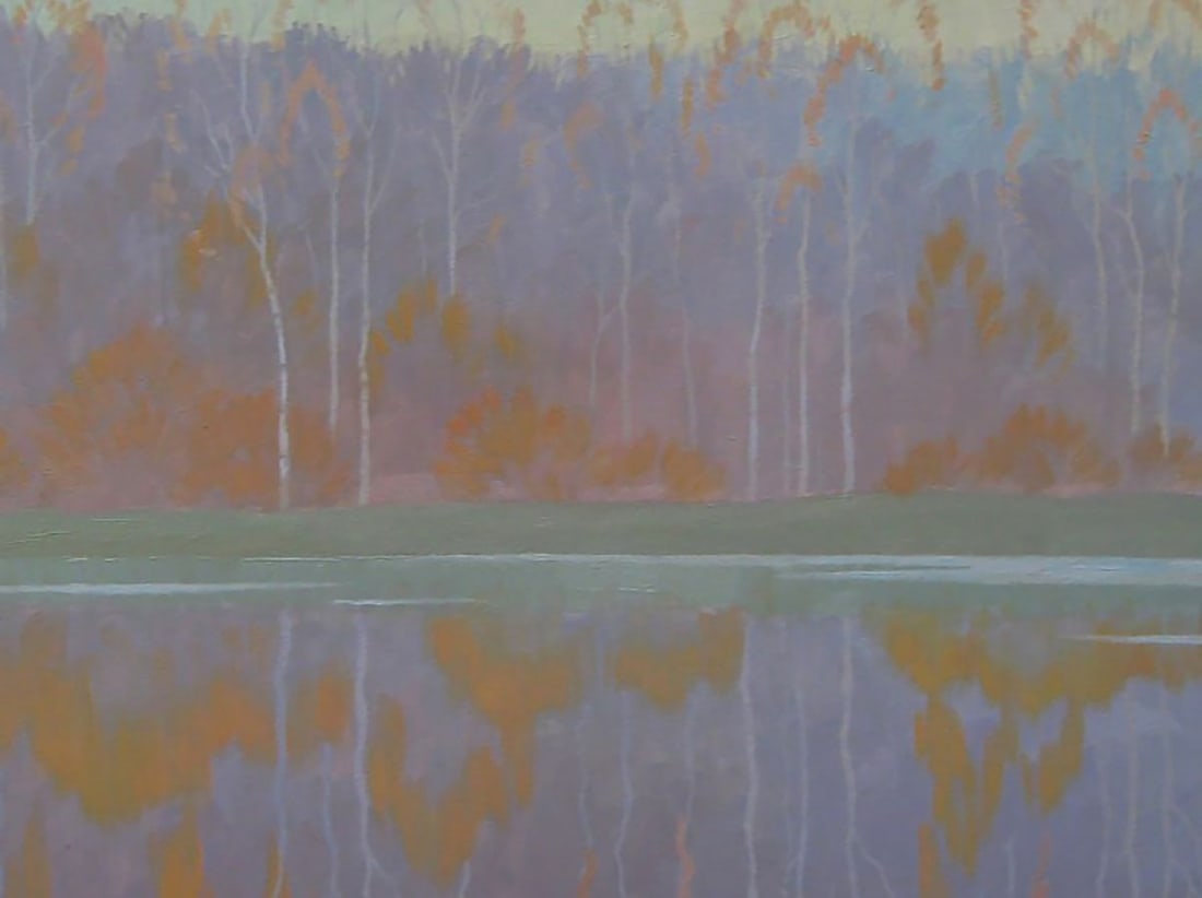 Oil painting Autumn reflections of nature Valery Savenets - 6