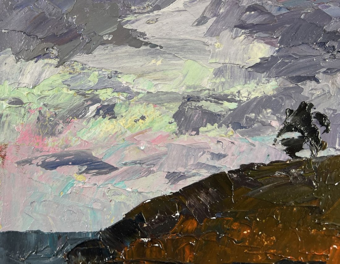 Oil painting The gray day is silent Boris Serdyuk - 7