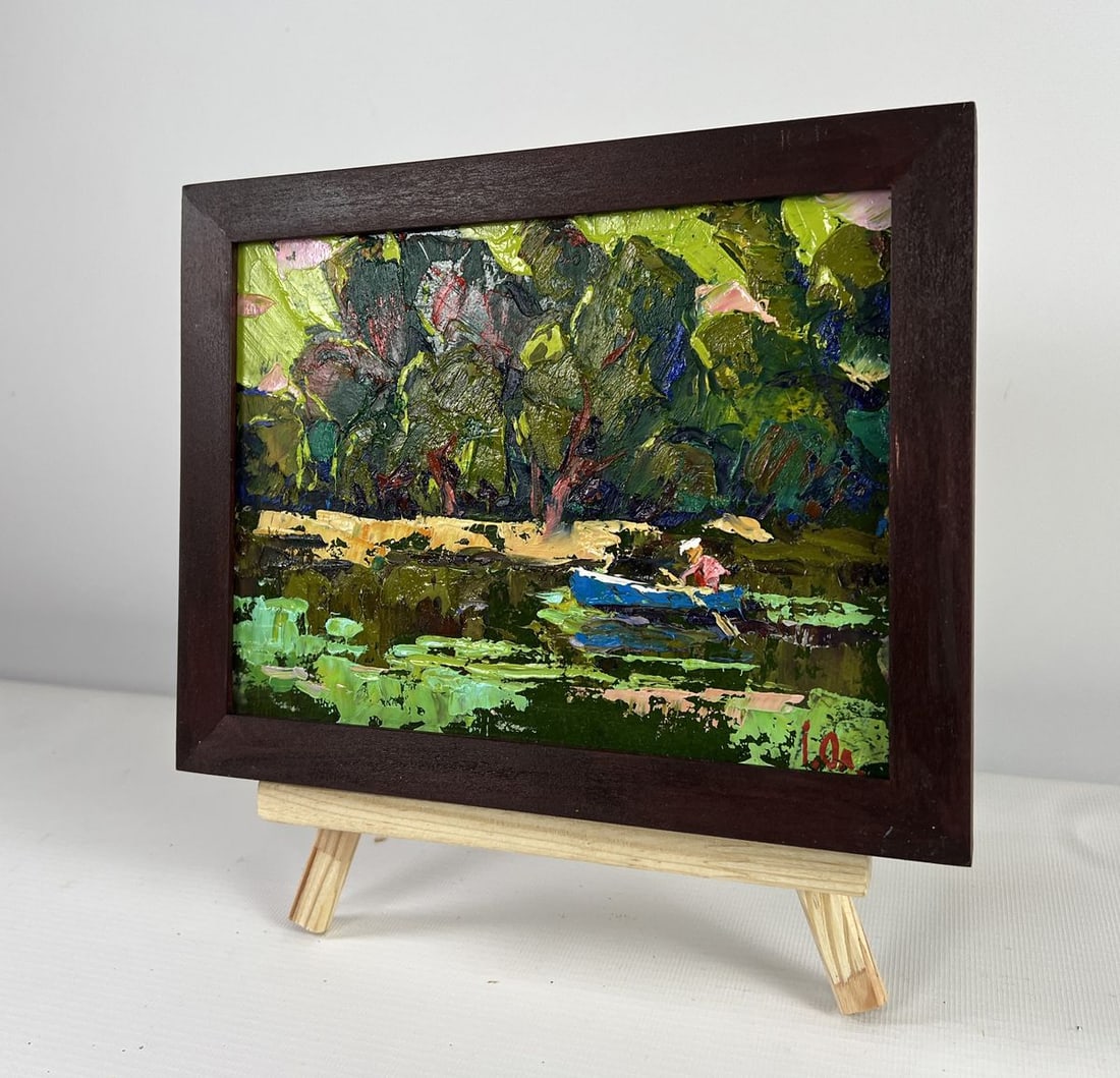 Oil painting Calm on the water Alex Kalenyuk - 2