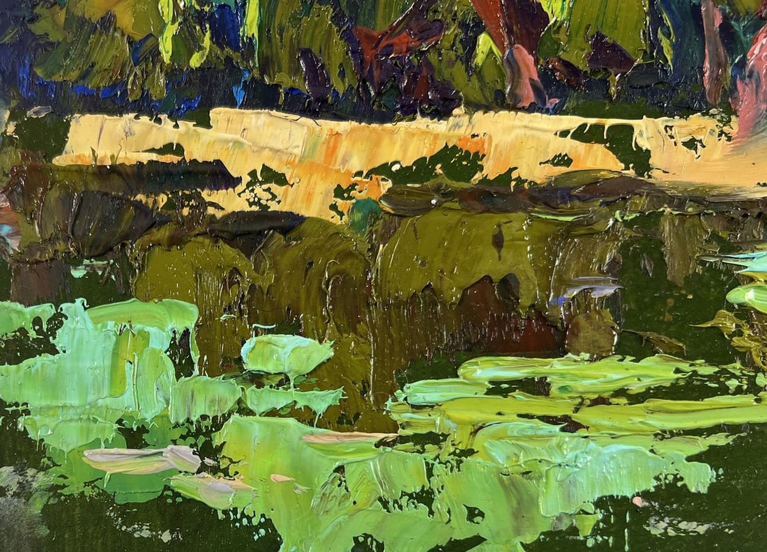 Oil painting Calm on the water Alex Kalenyuk - 6