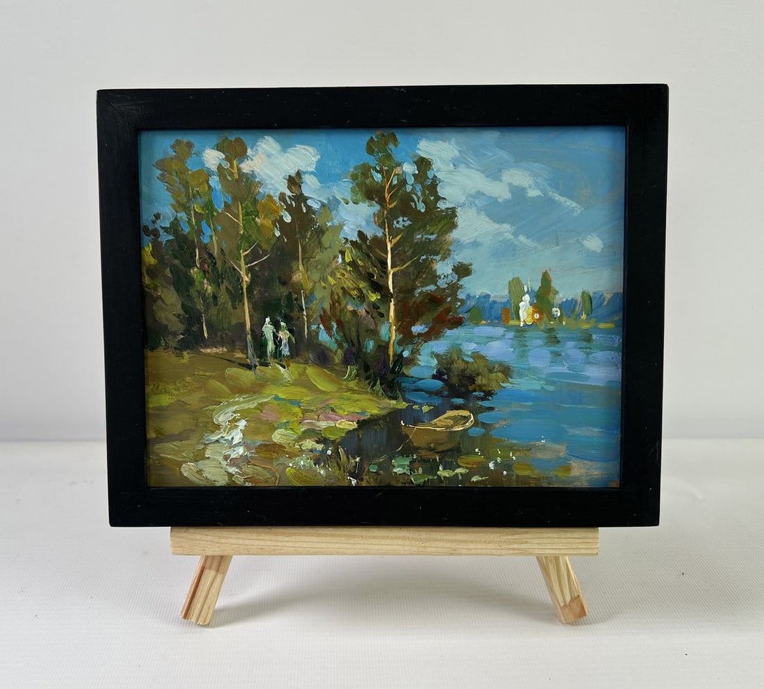 Oil painting Together in nature Yuriy Suprunchuk (1 of 8)