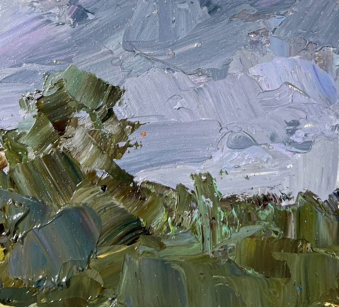 Oil painting Bridge over water Boris Serdyuk - 4