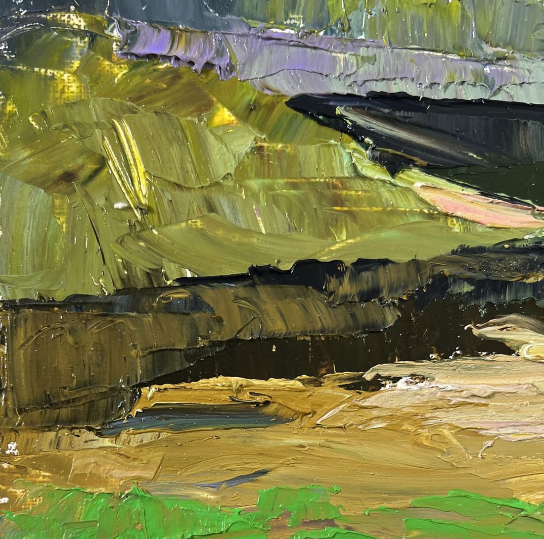 Oil painting Bridge over water Boris Serdyuk - 7