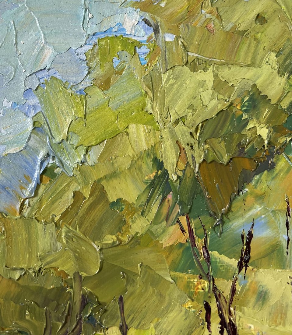 Oil painting Willows over the water Boris Serdyuk - 6
