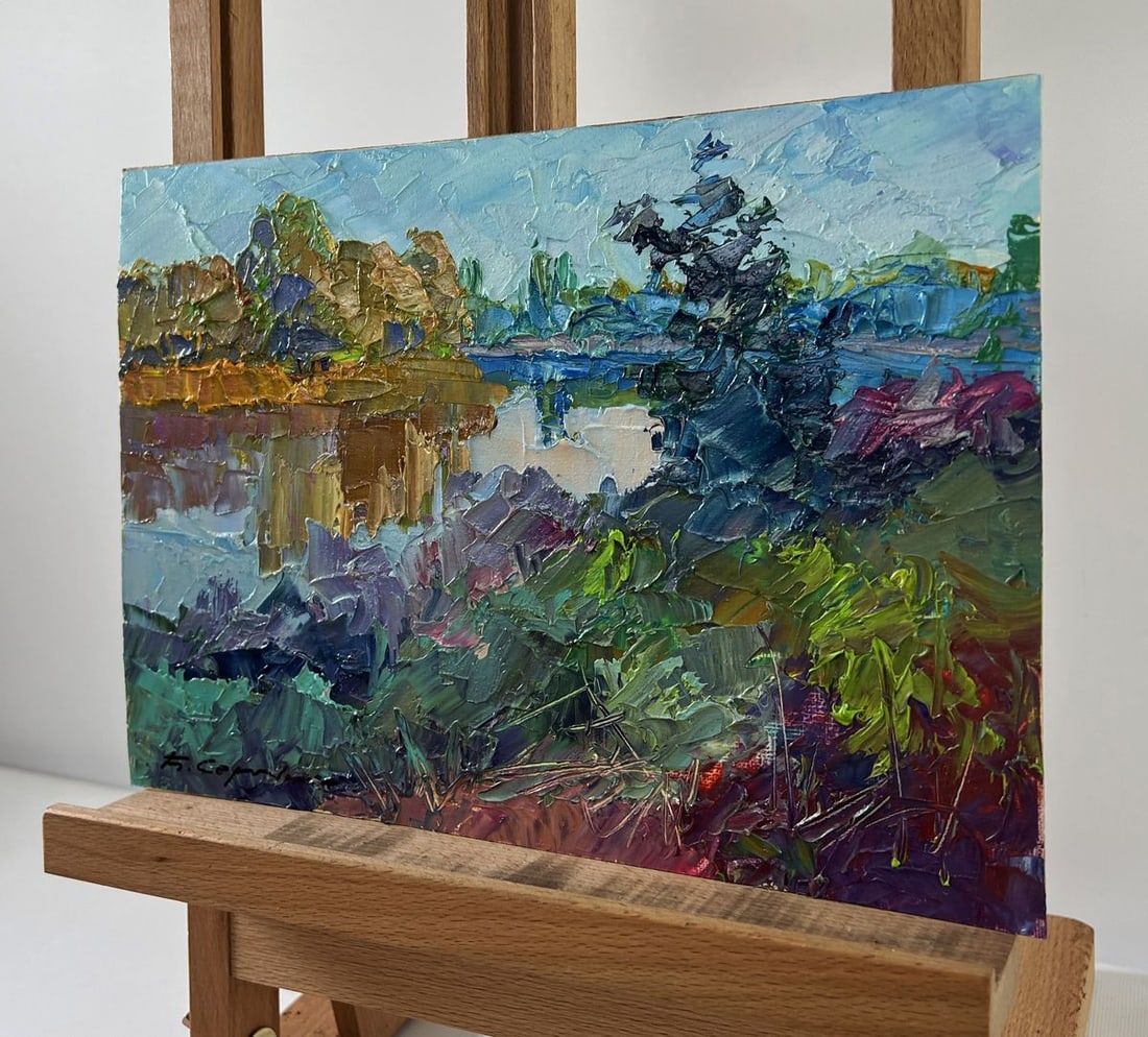 Oil painting The world is in water Boris Serdyuk - 2