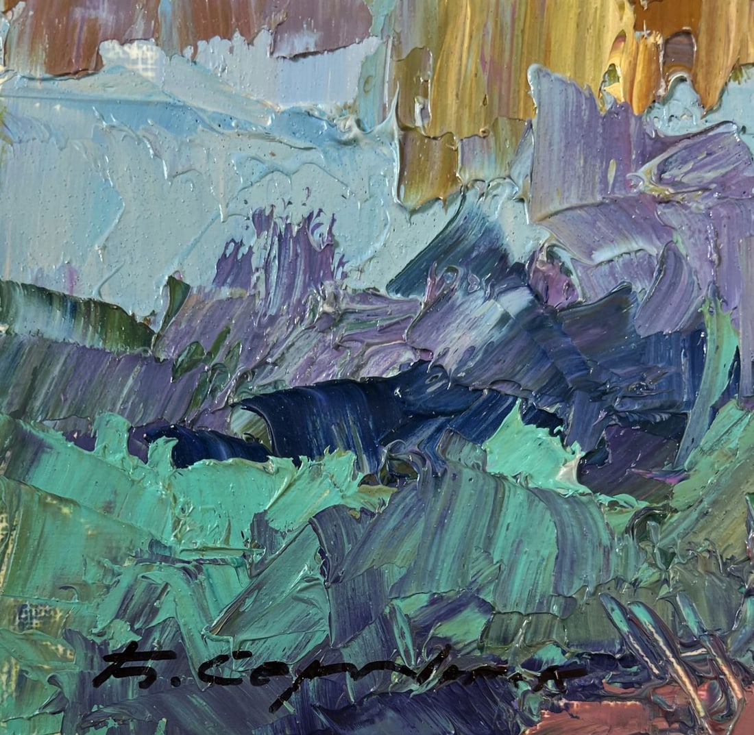 Oil painting The world is in water Boris Serdyuk - 7