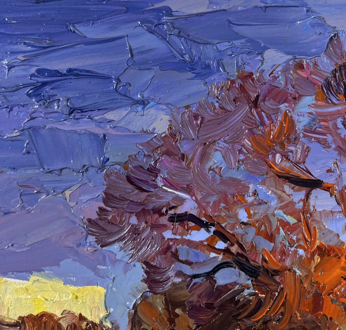 Oil painting Autumn September days Boris Serdyuk - 5