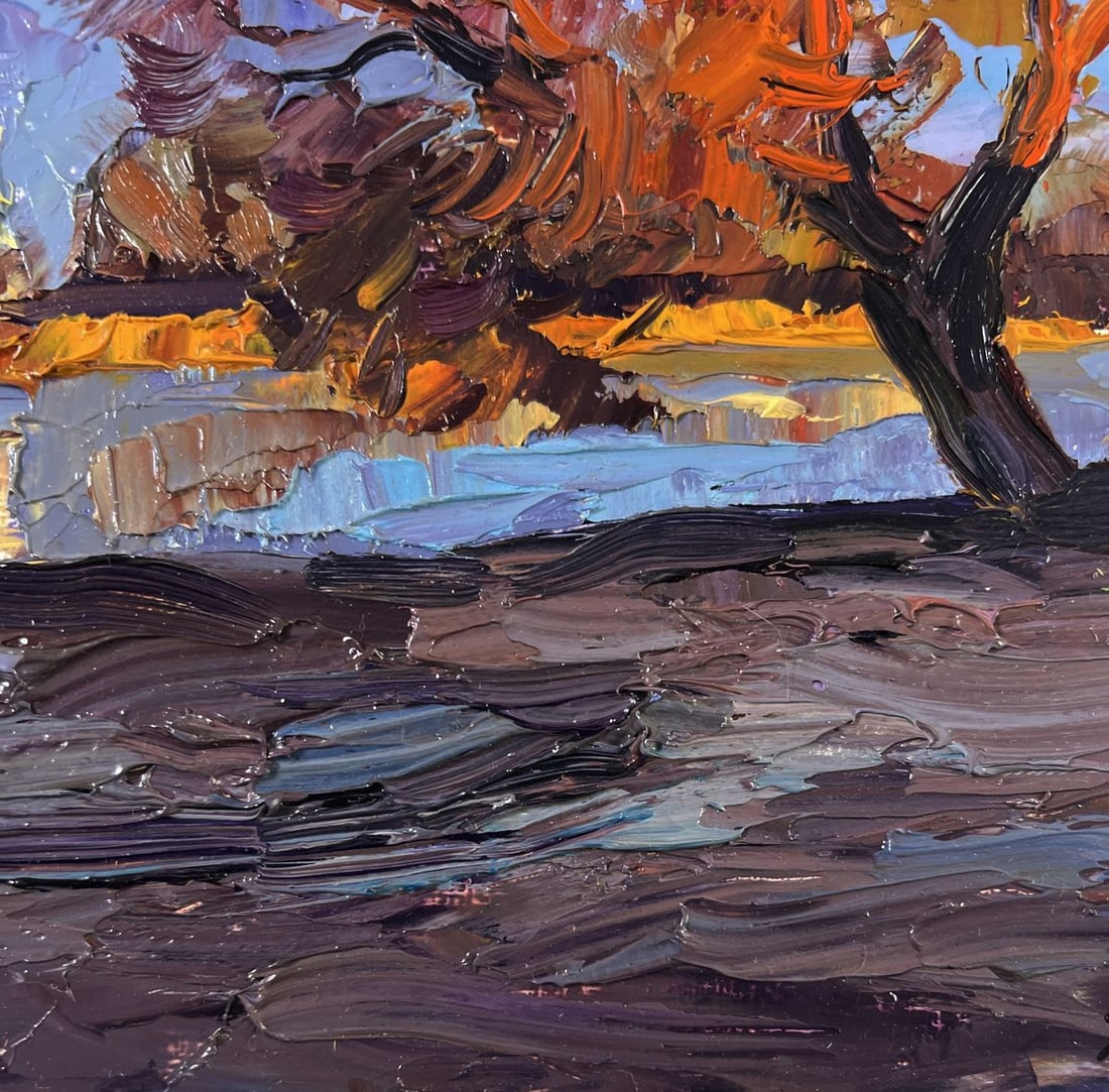 Oil painting Autumn September days Boris Serdyuk - 8