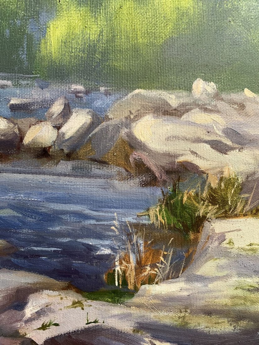 Oil painting Threshold to a dream Tatyana Derdey - 11