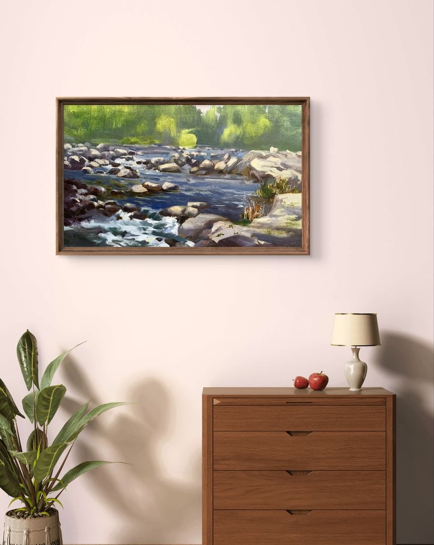 Oil painting Threshold to a dream Tatyana Derdey - 2